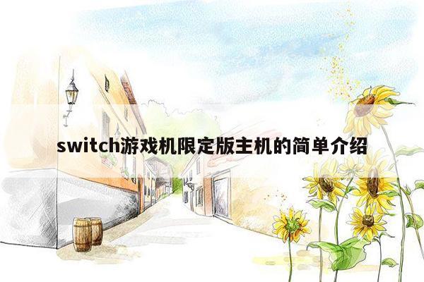 switch游戏机限定版主机的简单介绍