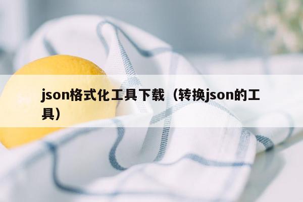 json格式化工具下载（转换json的工具）