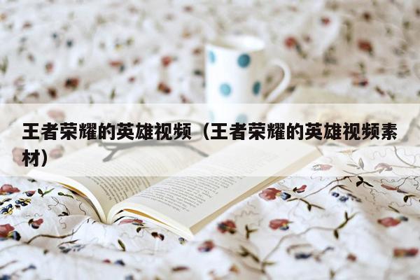 王者荣耀的英雄视频（王者荣耀的英雄视频素材）