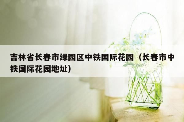 吉林省长春市绿园区中铁国际花园（长春市中铁国际花园地址）