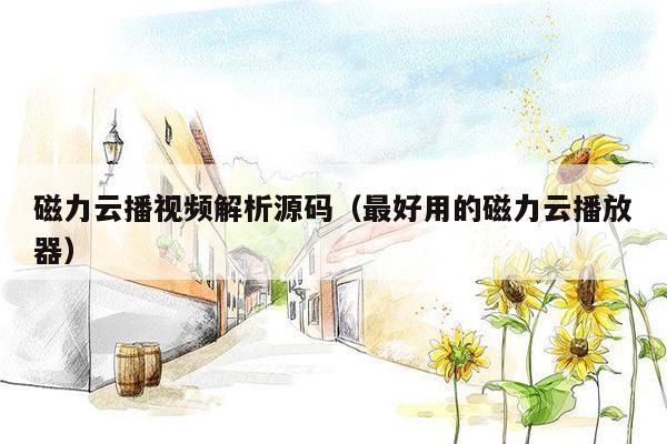 磁力云播视频解析源码（最好用的磁力云播放器）